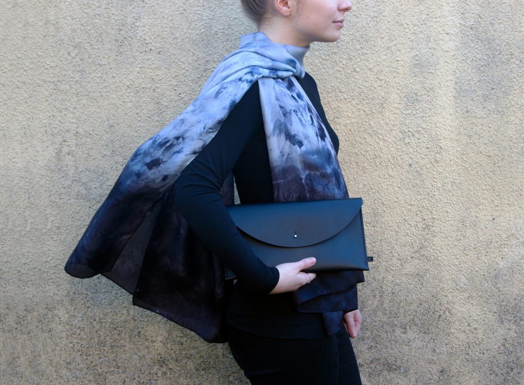Ashover Silk Scarf and The Derby Clutch
